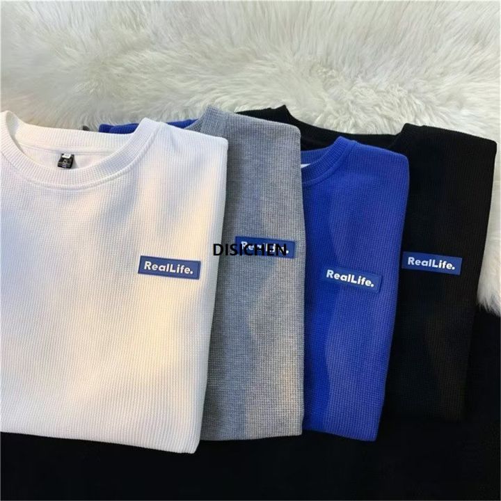 DISICHEN%20Fashion%20Waffle%20T-shirts%20For%20Men%20Basic%20Tee%20Casual%20T%20shirt%20Oversized%20Tops%202023%20Quality%20Unisex%20Short%20Tshirts%20Tees%20Men%20Clothing%20Luxury%20-%20Image%202