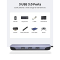 Ugreen 9-in-1 USB C Hub with 4K HDMI and SD Card Reader. 