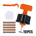 151Pcs/Set Ceramic Tile Leveling ystem Tools Level Tile pacer Wall Leveler Wedges pacers Reusable Tools. 