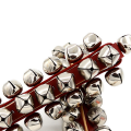 1 PCS Hand JingleBells Stick Musical Percussion Instrument Bells for Holiday Home. 