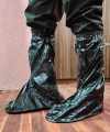 Reusable Long Waterproof Dustproof Rain Shoe Cover with Anti Slip Sole. 