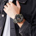 SKMEI 1520 New Multifunction LED Light Waterproof Dual Display Sport Watch For Men -  Green. 