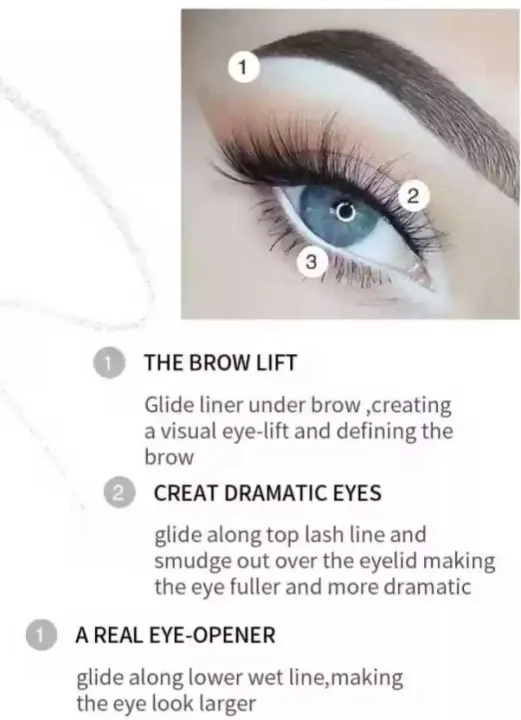 Drama%20Line%20White%20Eyeliner%20Pencil%201.1g%20-%20Eye%20Lift%20&%20Dramatic%20Makeup%20-%20Image%205