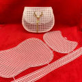 Horseshoe Bag Mesh Knitting Lining Weaving Plastic Mesh Sheet Accessories Velvet Creek. 