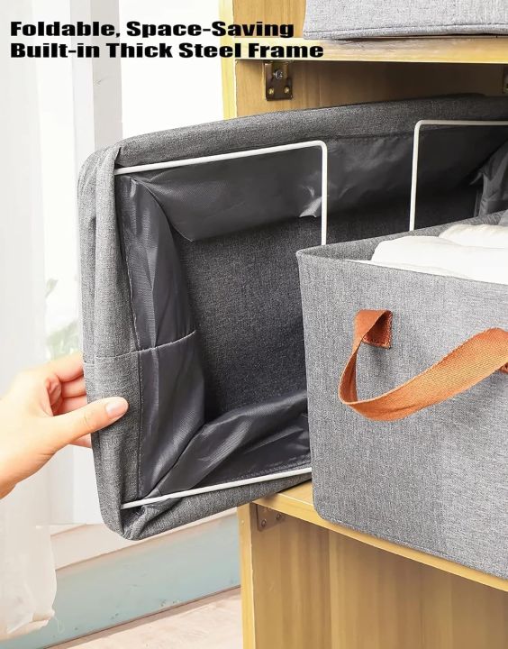 (%20pack%20Of%204%20)%20Clothes%20Storage%20Box%20Foldable%20Wardrobe%20Organizer%20and%20Storage%20Box%20Household%20Thickening%20and%20Wear-Resistant%20Clothing%20Finishing%20Box%20-%20Image%207