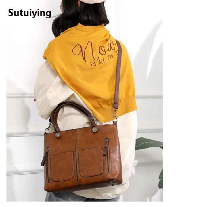 Sutuiying%20Anti-theft%20Vintage%20Leather%20Backpack%20Women%20Shoulder%20Bag%20Ladies%20Bargain%20price%20High%20Capacity%20Travel%20Backpack%20School%20Bags%20for%20Girls%20-%20Image%203