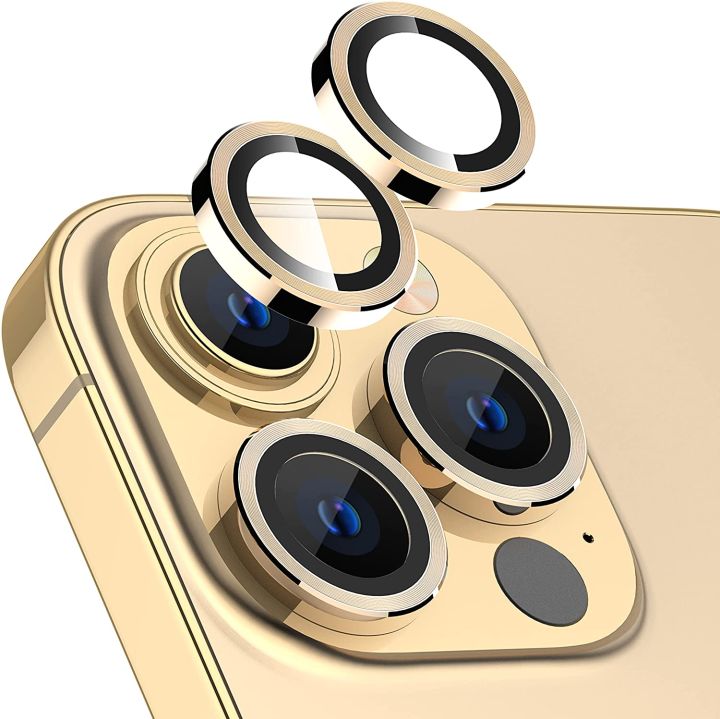 Iphone 11 Pro / Max Sapphire Camera Lens Cover - Gold Color Metal Camera Lens Glass Film