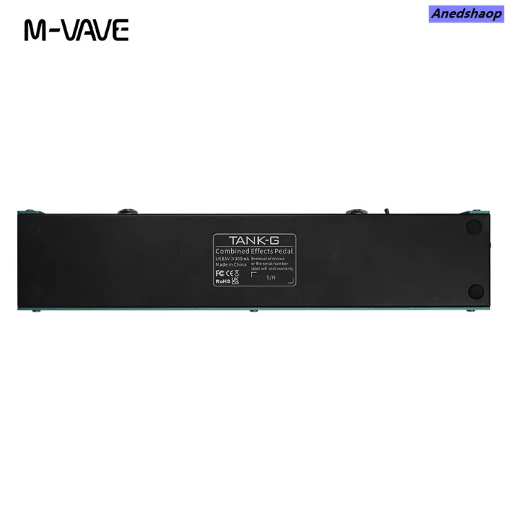 Anedshaop%20M-VAVE%20Tank-G%20Guitar%20Multi-Effects%20Pedal%20Rechargeable%2036%20PresetsSpecial%209%20Preamp%20Slots%208%20IR%20Cab%20Slots%203%20Modulation/Delay/Reverb%20Effects%20-%20Image%202