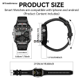 DISICHEN MTenderness FESTIVAL LADIES TALKING BLUETOOTH LED INCH 2.01 WATCH OUTDOOR SPORTS Profesional KESHUYOU SMART HD SCREEN FLASHLIGHT SMART WATCH MEN'S GIFTS Profesional. 
