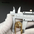 Wenefang 1pc Alloy Double Lion Head Brooch Pin Fashion DIY Safety Pins Women High Quality Waist Closing Artifact Men Suit Jacket Decoration Jewelry. 