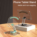 Mobile Phone Holder 360-degree Rotatable Stable Support Adjustable Book Holder Foldable Desktop Acrylic Tablet Stand. 