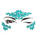 6 Sets Face Gems Rhinestone Mermaid Face Jewels Tattoo - Face Crystal Stickers Tears Gem Stones Bindi Temporary Stickers. 