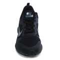 Unisex Black Color Zoom Structure Reflective Sneakers. 