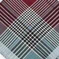 Red Abstract Check Solid Handkerchief. 