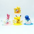Storing character Sylveon character kawaii anime 10cm Pokémon character Pikachu action /Togepi/Piplup room ornaments model toy present. 