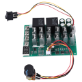 OUMERY DC 10-55V 12V 24V 36V 48V 55V 100A Motor Speed Controller PWM HHO RC Reverse Control Switch with LED Display. 