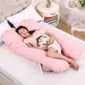 Pink Full Body Pillow With Washable Cotton Cover -Sleeping - Maternity Pillow For Pregnant Women. 