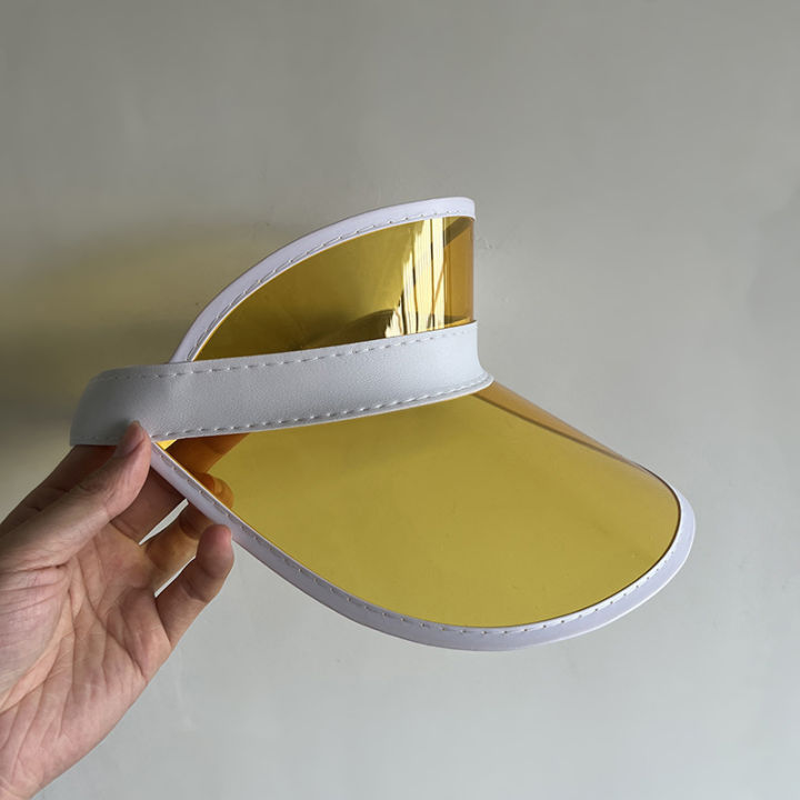 Summer%20Sun%20Hat%20Transparent%20Visor%20Clear%20Plastic%20PVC%20Anti-UV%20Sunscreen%20Cap%20Muqin%20-%20Image%204