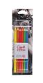 Conté à Paris Pastel Pencils Assorted Bright Colors, Pack Of 6 Pencils. 