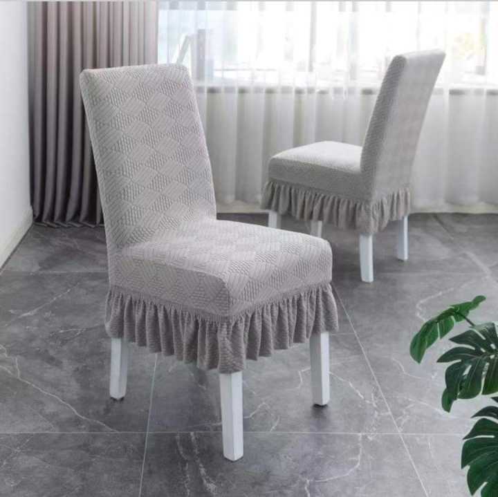 Set%20Of%204%20And%206%20Pieces%20Stretchable%20Dining%20Chair%20Cover%20With%20Skirt%20-%20Image%204