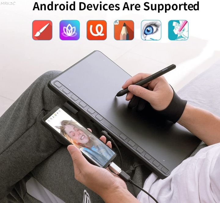 MRK3C%20UGEE%20S1060%20Graphics%20Digital%20Drawing%20Tablet%20with%20Passive%20Stylus%208192%20Levels%20Pressure%2012%20Express%20Keys%20for%20Drawing%20Online%20Teaching%20-%20Image%205
