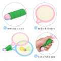 4Pcs Badminton/Tennis Racket Set With Tennis Ball And Badminton Cocktail, Sponge Handle Badminton Racquet For Kids. 