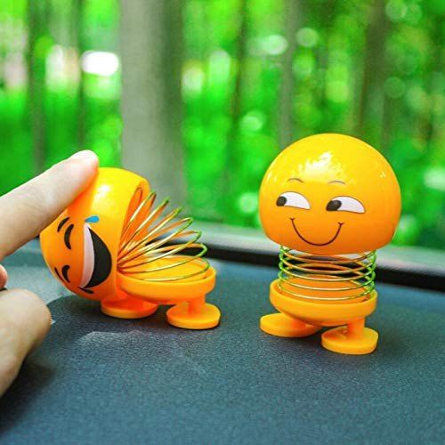 Cute Spring Dancing Emoji Dolls, Shaking Head Dolls, Cute Head Spring ...