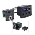 Ukulele Ukelele Uke Piezo Pickup Preamp 3-Band EQ Equalizer Tuner ystem with LCD Display. 