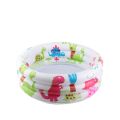 Indoor Outdoor Paddling Reusable Inflatable Swimming Pool Round Double Layer Toddlers Swimming Pool Thickened Portable Little Pump Dinosaur Pool Party Round. 