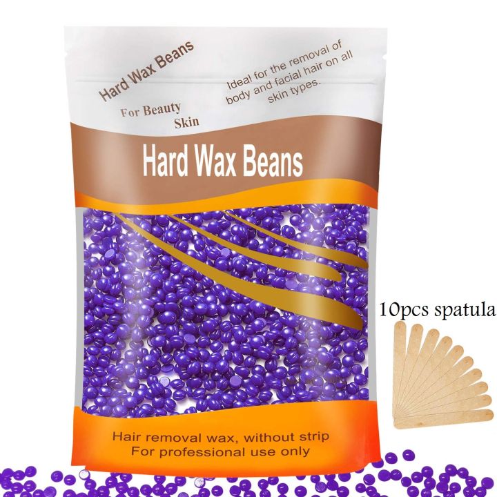 Hair%20Removal%20Hard%20Wax%20Beans-%20100g%20With%2010%20Pcs%20Wax%20Spatula%20-%20Image%202