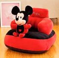 Mickey Mouse Shaped Soft Plus Cushion Sofa For Kids - Sofa For Kids |. 