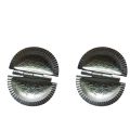 Momo Maker,  Aluminum Gujiya/ Gujiya Karanji Maker Karjikai Mold Cutter Pouch Machine, Kitchen Molds For Festivals, Pack Of 2. 