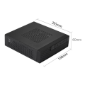 M06 Mini Desktop Case MINI-ITX PC Chassis Versatile and Efficient Industrial Control Case with Telescopic Foot Stand Easy Install. 
