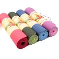 Eco Friendly Tpe Yoga Mat Eco Friendly Yoga Mat 6 Mm Color May Vary | Eco Friendly TPE Material Portable Yoga Mat. 