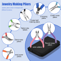 8 Pieces Jewelry Making Pliers Tool Kit, Needle Nose Pliers, Round. 