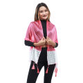 Silk Pink Scarf / Shawl For Women. 