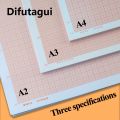 Difutagui Portable Standard A4/A3/A2 Calculation/Graph/Logarithmic/Coordinate Orange Grid Paper K-line Drawing Paper Student Manuscript Drafting. 