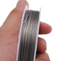 1 Roll/lots 0.3/0.45/0.5/0.6mm Resistant Strong Line Stainless Steel Wire Tiger Tail Beading Wire For Jewelry Making Finding. 