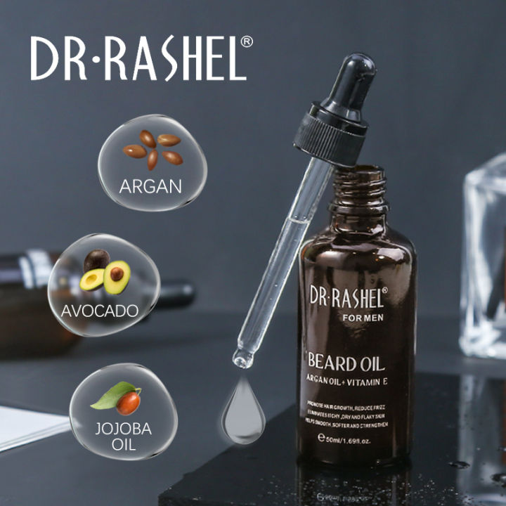 Dr Rashel Argan Oil Vitamin E Hair Growth Men Beard Oil-50ml