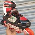 Roller Skets Shoes Adjustable  38-41 Europian Size in Red and Black Colour By Mitrata. 