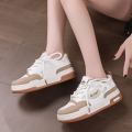 New Korean Version Students Breathable Casual Sneakers Women Comfortable Soft Bottom Platform Shoes. 