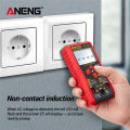 【Best Lrice】MAXRIENY Digital Multimeter Dual Mode Voltage Non-contact DC AC Current Live Wire Meter With LCD Display LED Indicator. 