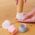24 Pcs Anti Slip Table Chair Furniture Leg Cover Silicone Cap Protector Pad. 