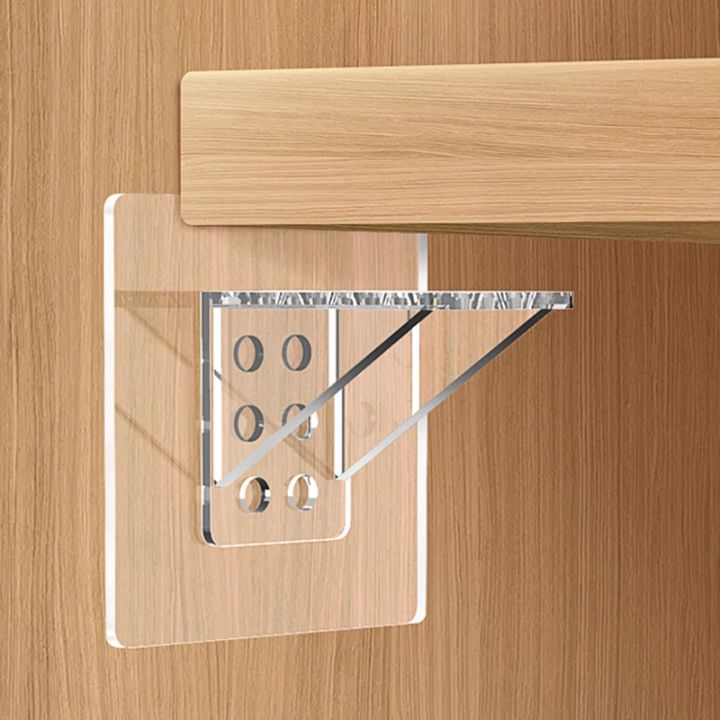 Strong%20Load%20Bearing%20Partition%20Support%20Holder%20Closet%20Cabinet%20Clapboard%20Support%20Hook%20Stickers/%20Wardrobe%20Shelves%20Punch-free%20Shelf%20Support%20Pegs/%20Partition%20Bracket%20Strong%20Triangle/%20Self%20Adhesive%20Wall%20Hangers%20Holder%20/%20-%20Image%202