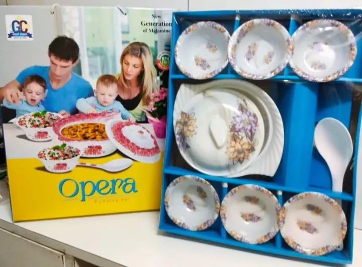Opera Items Opera Dining Set | set of 7 items | Melamine Dinning Set | Suitable for ...