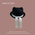 Japanese school offering sense bow handmade jkdk uniform hat woolen college style cat ears streamer kindergarten hat. 