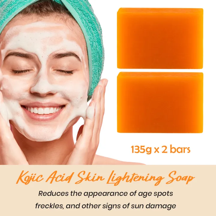 Kojic%20Acid%20Whitening%20Soap%20120g%20for%20Skin%20Lightening,%20Dark%20Spot%20Removal,%20Hyperpigmentation,%20Even%20Tone,%20Smooth%20&%20Hydrated%20Glowing%20Skin%20-%20Image%202