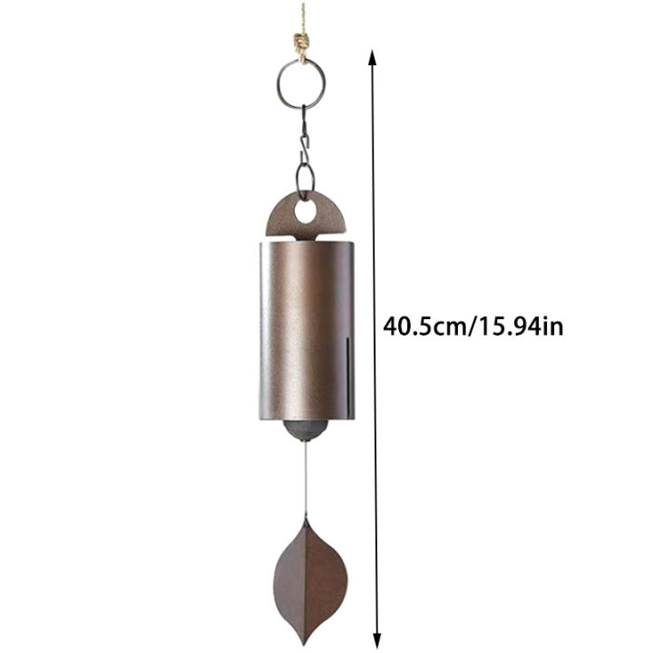 Vintage Metal Heroic Windbell Wind Chimes Deep Resonance Serenity Bell For Outdoor Home Garden Courtyard Decoration Home Decor SUNM
