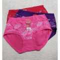 Bundle Of 3 Pieces XL Size Cotton Panties For Women. 
