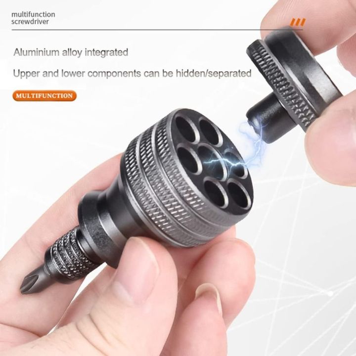 Portable%207%20in%201%20Screwdriver%20Multifunctional%201/4%20Inch%20Torx%20Screw%20Driver%20Bit%20Mini%20Repair%20Tools%20Tool%20Kit%20-%20Image%208
